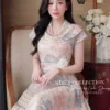 Váy Thiết Kế MDU6761 – Mango Ý Hoa Pastel, Bèo Rủ Phối Hoa 3D Đậm Nét Tiểu Thư 11 Replace model outfit with reference 202608221608 5 11zon Mdu Fashion