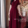 Váy Thiết Kế MDU6565 – Gold Nhật Đỏ Rượu Vang, Phối Ốc Hợp Kim Đính Cổ Sang Trọng 11 Replace outfit match fabric color 202607151356 11zon Mdu Fashion