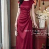 Váy Thiết Kế MDU6625 – Twist Satin Đỏ Đô, Nhún Eo Phối Hàng Ngọc Đính 8 Replace outfit on model 4K 202608231357 11zon Mdu Fashion