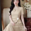 Váy Thiết Kế MDU6790 – Gold Hàn Kem Nude, Phối Đai Xích Hoa Ánh Vàng Rời 10 Replace outfit on model 4K 202608280818 11zon Mdu Fashion