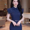 Váy Thiết Kế MDU6500 – Gold Nhật Xanh Navy, Dáng Đuôi Cá Phối Đai Liền Eo 10 photo 1 2026 10 03 10 02 31 11zon Mdu Fashion