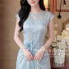 Váy Thiết Kế MDU6409 Tơ Óng Hàn Xanh Pastel Dáng Dài, Dịu Dàng Và Thanh Thoát Đầy Yêu Kiều 11 photo 2026 06 16 10 49 42 1 11zon Mdu Fashion