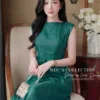 Váy Thiết Kế MDU6407 Tơ Óng Hàn Xanh Lục Dáng Dài, Mềm Mại Và Thanh Lịch Đầy Cuốn Hút 11 photo 2026 06 16 10 51 56 3 2 11zon Mdu Fashion