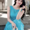 Váy Thiết Kế MDU6412 Tơ Óng Hàn Xanh Dương Dáng Dài, Thướt Tha Và Thanh Nhã Đầy Cuốn Hút 10 photo 2026 07 21 10 38 45 4 11zon Mdu Fashion