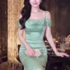 Váy Thiết Kế MDU6355 Twist Satin Xanh Ngọc Dáng Đuôi Cá, Mềm Mại Và Cuốn Hút Đầy Khí Chất 11 photo 2026 07 24 09 33 46 5 5 11zon Mdu Fashion