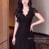 Váy Thiết Kế MDU6404 Ren Đen Họa Tiết Nổi Dáng Ôm, Quý Phái Và Cuốn Hút Đầy Khí Chất 8 photo 2026 08 26 15 57 48 3 3 11zon Mdu Fashion
