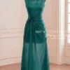Váy Thiết Kế MDU6407 Tơ Óng Hàn Xanh Lục Dáng Dài, Mềm Mại Và Thanh Lịch Đầy Cuốn Hút 15 photo 2026 09 13 08 22 46 7 11zon Mdu Fashion