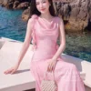 Váy Thiết Kế MDU6358 Lụa Satin Phối Tơ Óng Hàn Dáng Liền Thanh Lịch Hoa Tơ Thủ Công Tinh Xảo 10 photo 2026 10 01 14 40 09 11zon Mdu Fashion