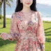 Váy Thiết Kế MDU6491 – Tơ Óng Hàn Hoa Đa Sắc, Cổ V Phối Cúc Bọc Thanh Lịch 9 photo 4 2026 10 01 19 10 54 4 11zon Mdu Fashion